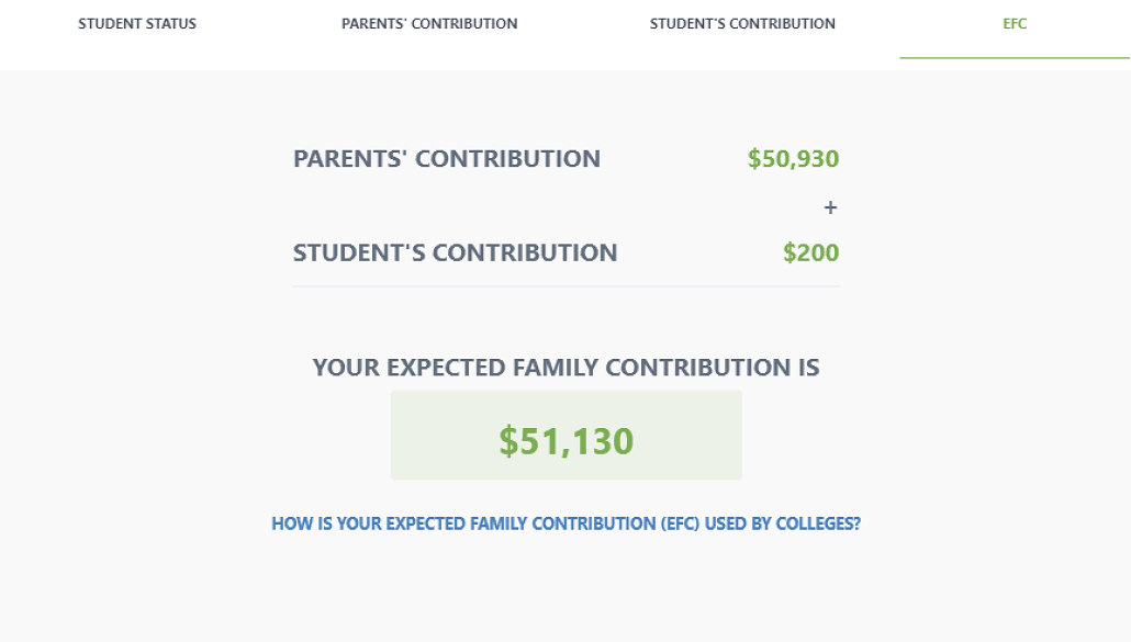 Introducing Our New Expected Family Contribution (EFC) Calculator MEFA