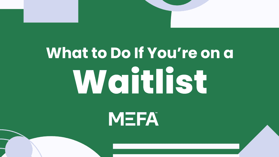 Text that reads, "What to Do If You're on a Waitlist"