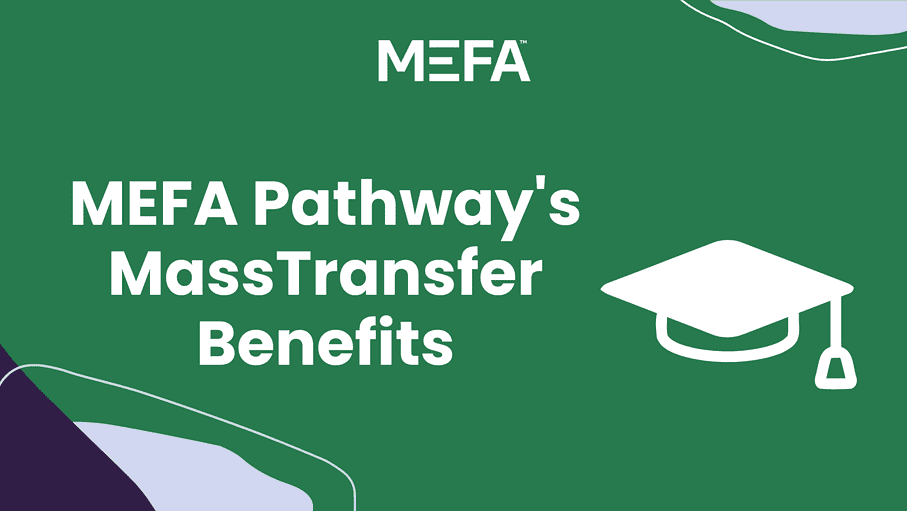 Cover with title reading "MEFA Pathway's MassTransfer"