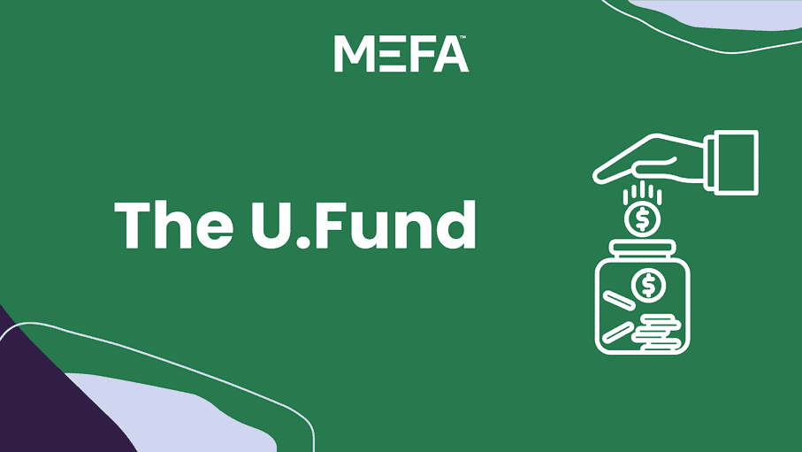 Cover with title reading "The U.Fund"