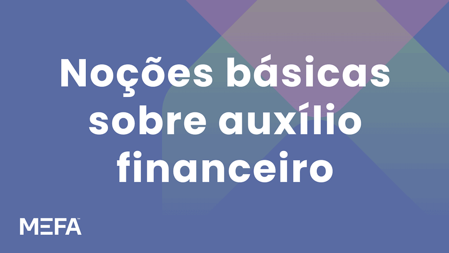 Financial Aid 101 in Portuguese