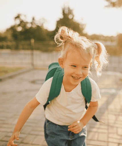 Girl running